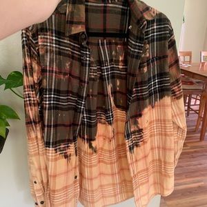 Bleached flannel